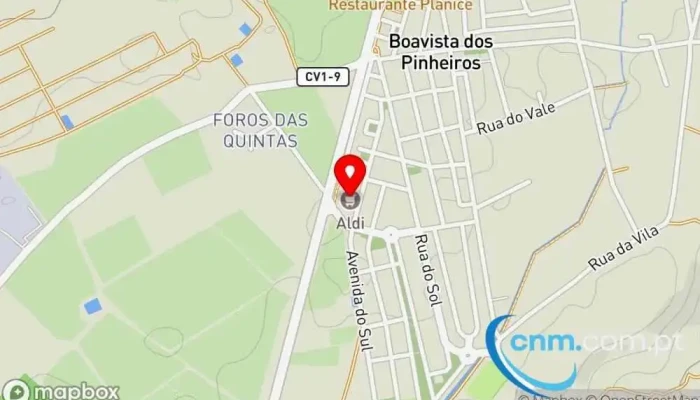 Aldi Odemira -  Mapa - Av. Do Sul 91