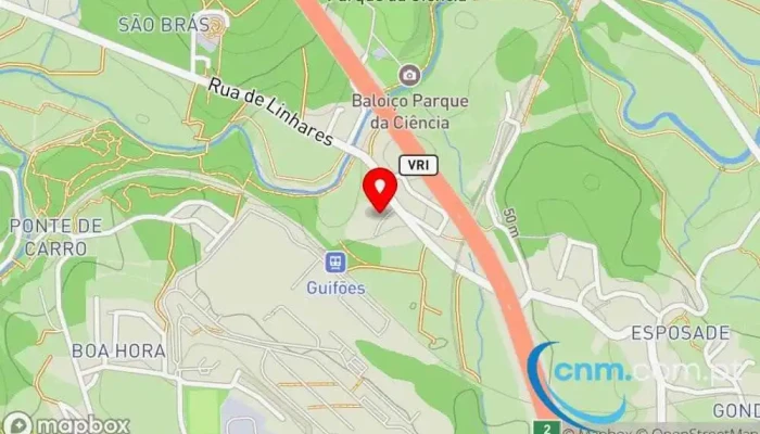 mapa de Asas De Portugal-centro De Criação Do Norte De Pombos Correios Lda Associação / organização em Custóias