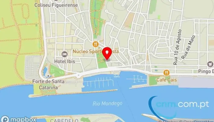 Banco Ctt Figueira Da Foz -  Mapa - Figueira Da Foz