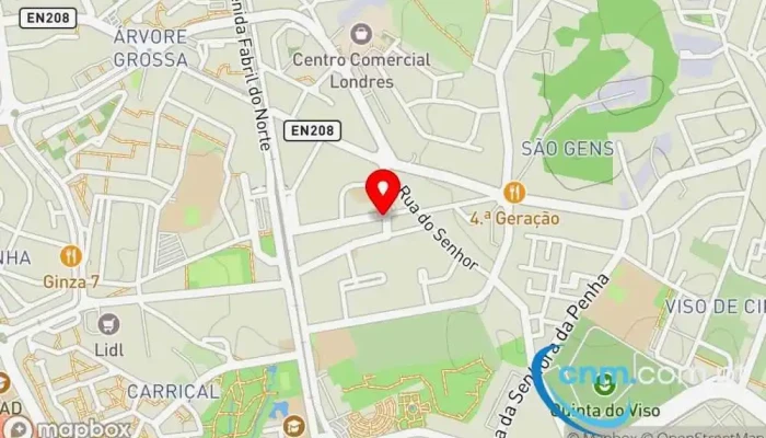 Banco Ctt Senhora Da Hora -  Mapa - Sra. Da Hora