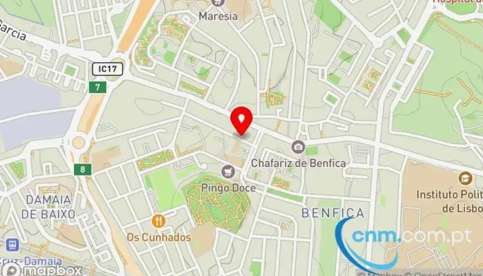 Cabelos Fabiano -  Mapa - Lisboa