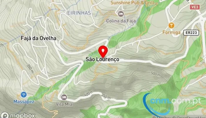 Capela De Sao Lourenco Mapa - Fajã Da Ovelha