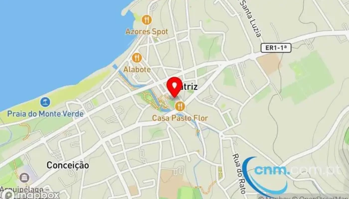Casa Cheia -  Mapa - Ribeira Grande