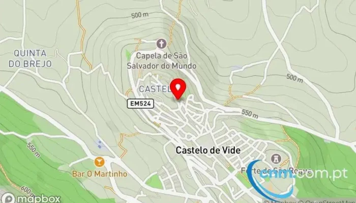 Castelo De Castelo De Vide -  Mapa - Castelo De Vide