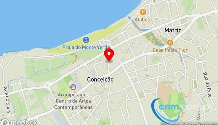 Centro Dietetico Ervanaria Rainha Santa Mapa - Ribeira Grande