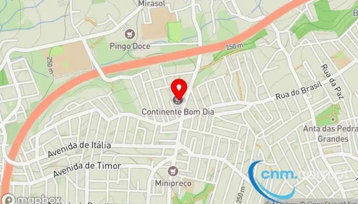 Continente Bom Dia -  Mapa - Lisboa