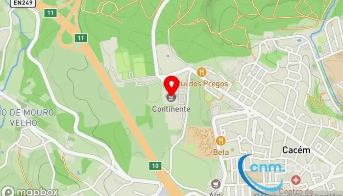 Continente Modelo Cacem Mapa - Rio De Mouro