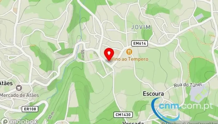 mapa de Correios de Jovim Correios em Jovim