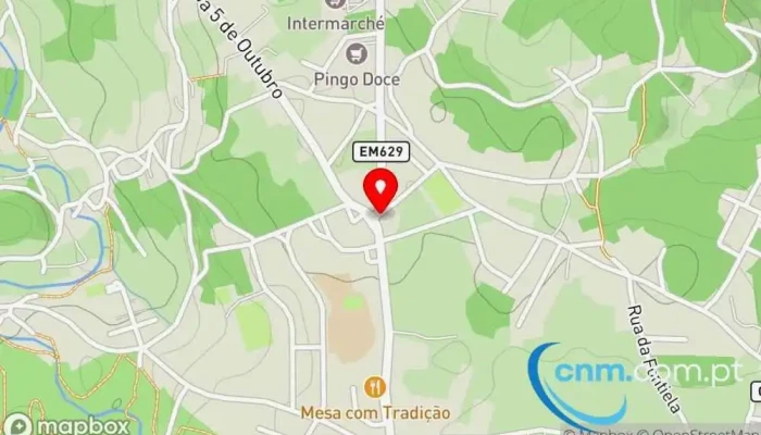 mapa de Correios Correios em Avintes