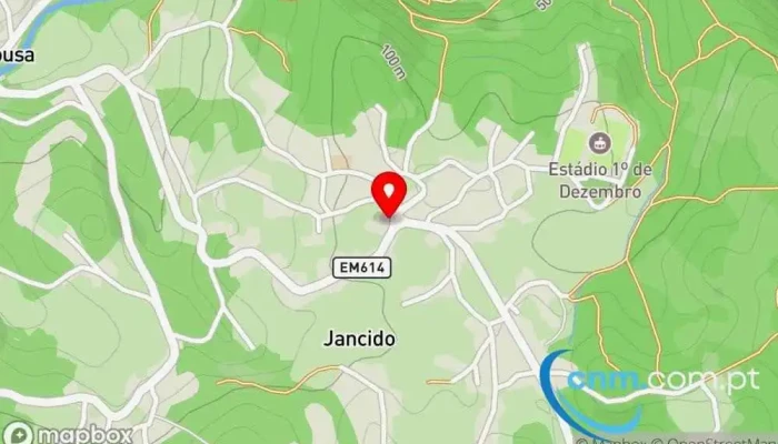 mapa de CTT - Jancido Correios em Foz do Sousa