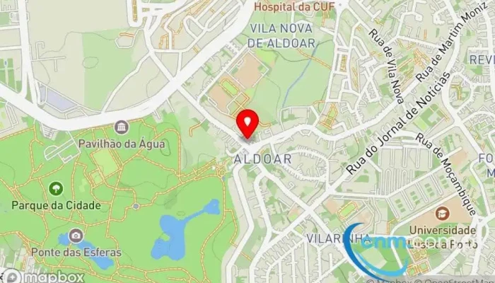 mapa de CTT Aldoar Correios em Porto