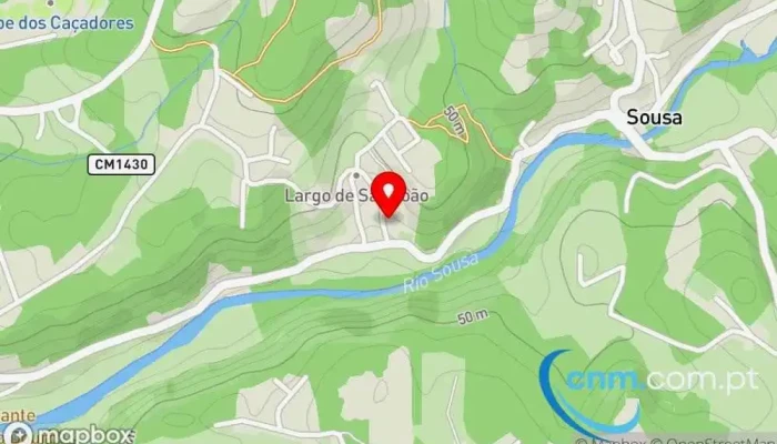 mapa de CTT Foz do Sousa Correios em Foz do Sousa