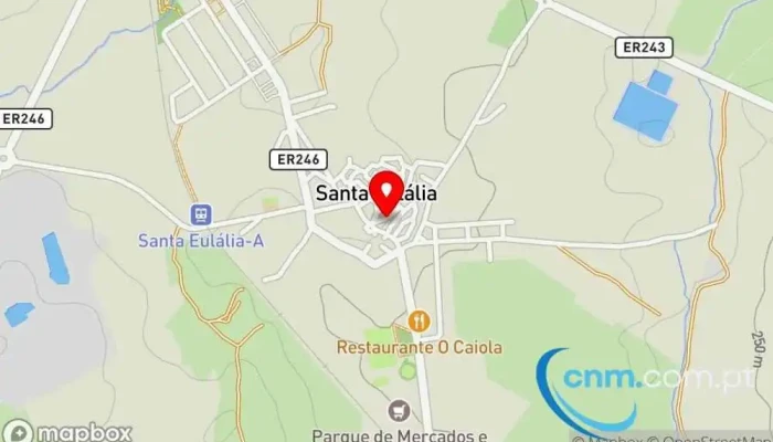 Ctt Santa Eulalia -  Mapa - Santa Eulália