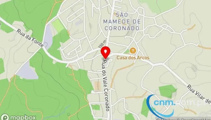 Ctt Sao Mamede Coronado Mapa - R. Vale Do Coronado 1301