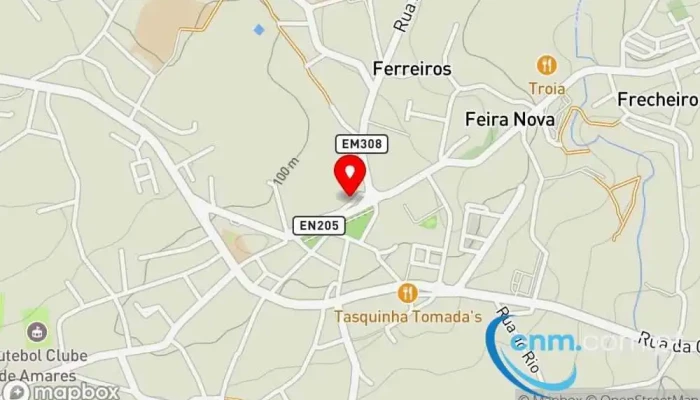 Dhl Express Service Point Opticalia Amares Mapa - Ferreiros