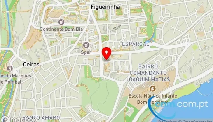 Dhl Express Service Point Papelaria Verde Mar Mapa - Oeiras