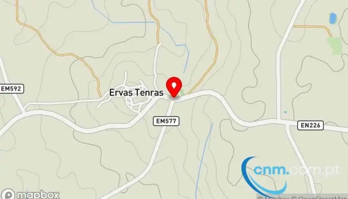 Ervas Tenras -  Mapa - Pinhel