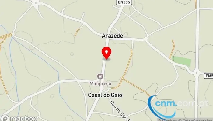 Estacao Dos Correios De Arazede Mapa - Portugal