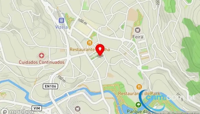 Estacao Dos Correios De Vizela Mapa - Vizela