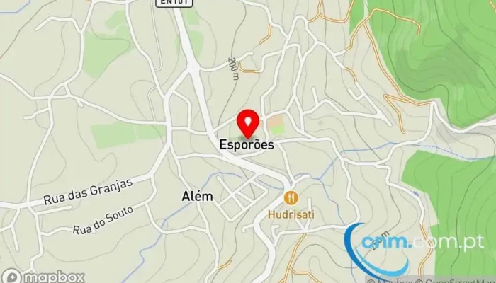 Igreja De Esporoes Mapa - Esporões