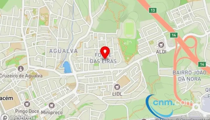 Irmaos Pais   Oficina De Bicicletas Mapa - Agualva-cacém