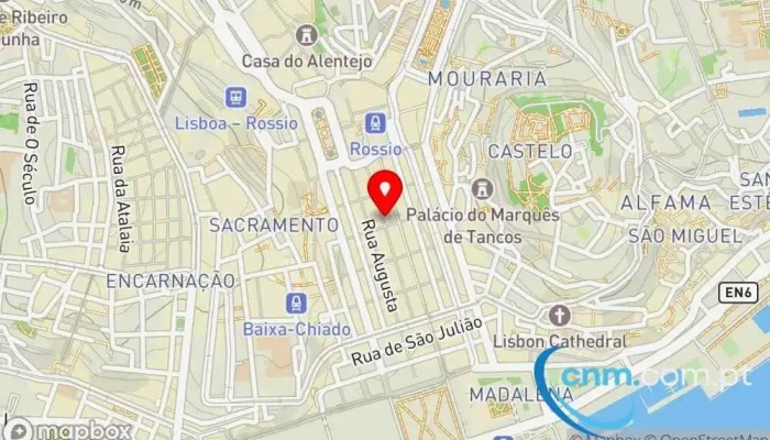 Joaninha Papelarias Lisboa Baixa -  Mapa - Lisboa