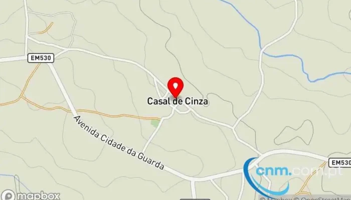 Junta De Freguesia De Casal De Cinza -  Mapa - Largo Da Igreja 24