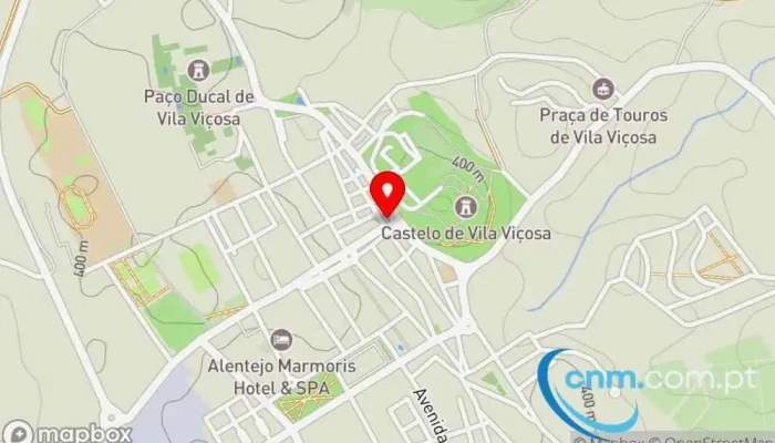 mapa de Loja CTT Correios em Vila Viçosa