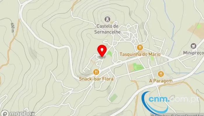 mapa de Loja CTT Correios em Sernancelhe