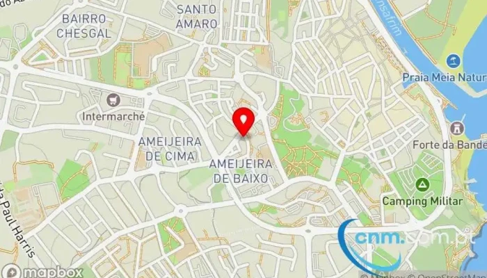 mapa de Loja CTT Correios em Lagos