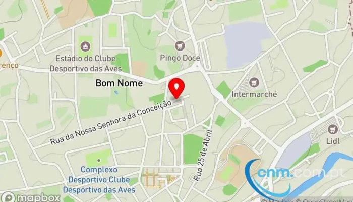mapa de Loja CTT Correios em Vila das Aves