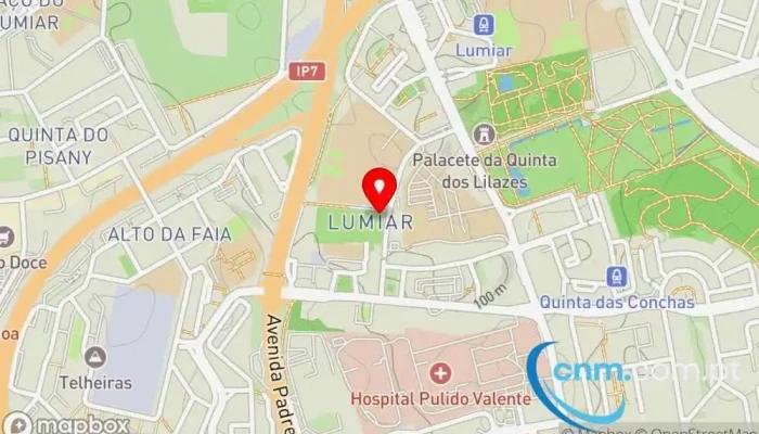 Lumiar -  Mapa - Lisboa