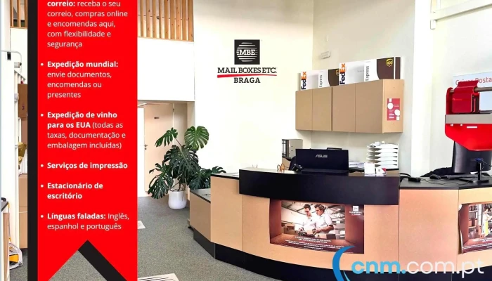 Mail Boxes Etc   Centro Mbe 3276 Interior - Braga