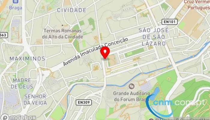 Mail Boxes Etc   Centro Mbe 3276 Mapa - Braga