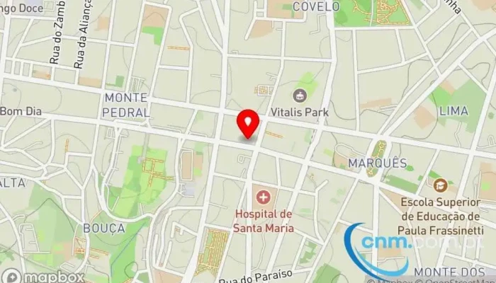 mapa de Mealheiro Dos Empregados Telegrafo - Postais Correios em Porto