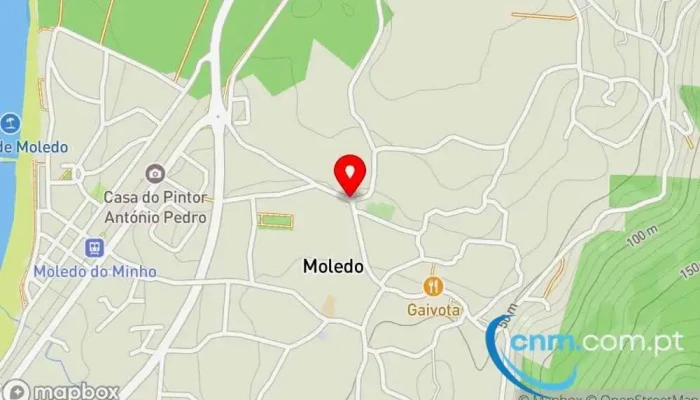 Moledo -  Mapa - Moledo