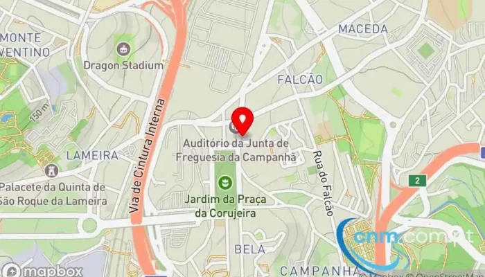 mapa de MRW Courier Correios em Porto