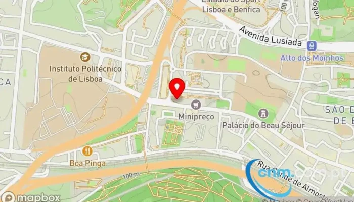 My Auchan Estrada De Benfica -  Mapa - Lisboa