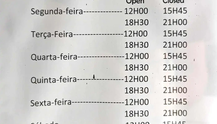 O Americo De Barbosa Cardapio - Mosteiros