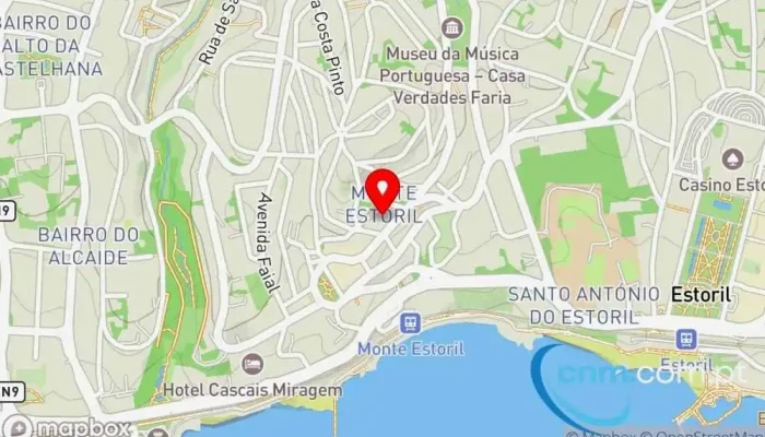 Os Croissants -  Mapa - Estoril