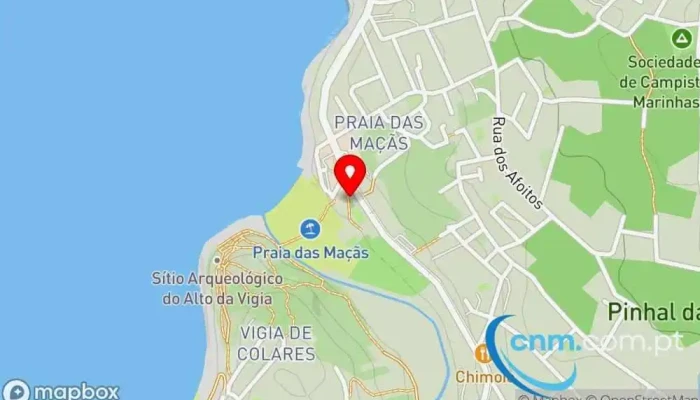 Parque Infantil Da Praia Das Macas Mapa - Colares