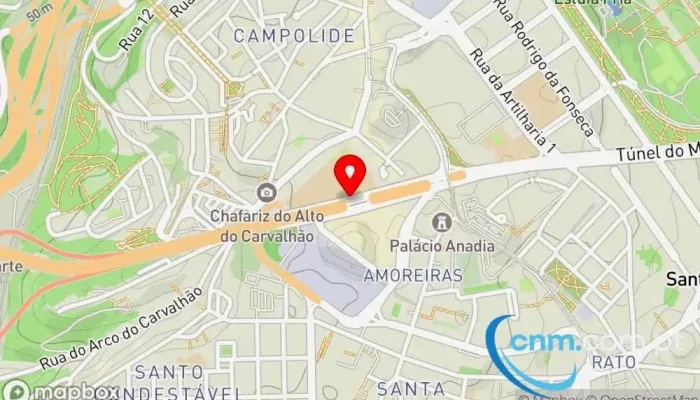 Pes De Cereja Mapa - Lisboa