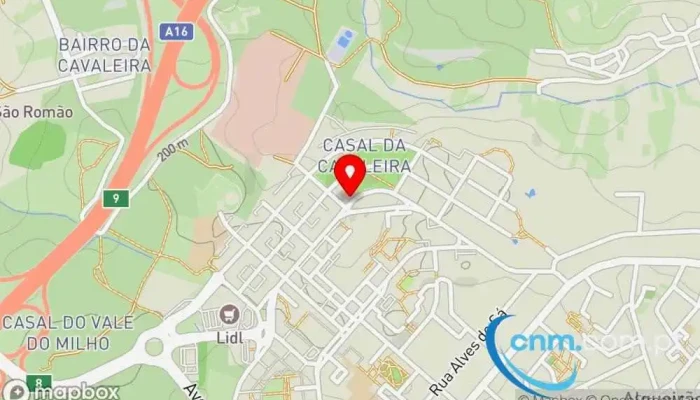 Pingo Doce Cavaleira -    Algueirao Mapa - Lisboa