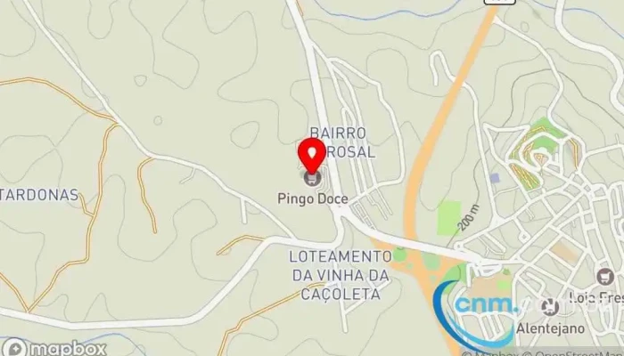 Pingo Doce Ourique -  Mapa - Ourique