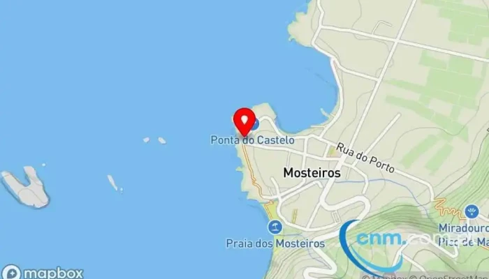 Ponta Do Castelo -  Mapa - Mosteiros