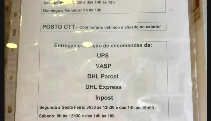 Ponto Ctt -  Correios - Pedrouços