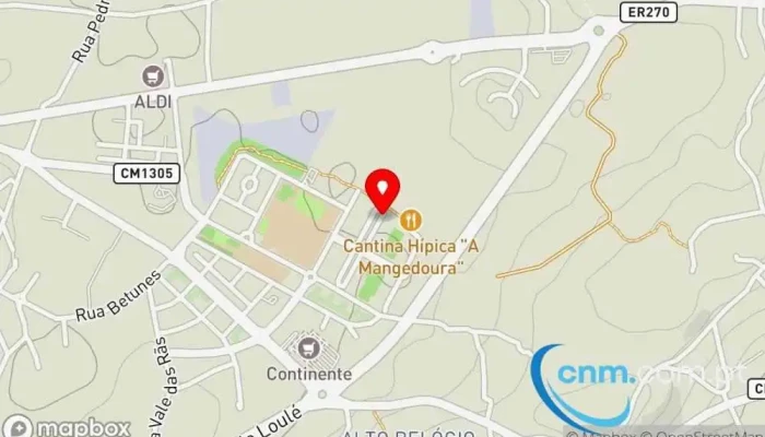 mapa de Ponto CTT Correios em Loulé
