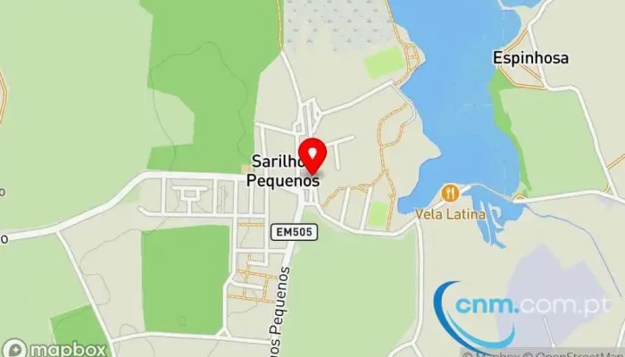 mapa de Ponto CTT Correios em Sarilhos Pequenos