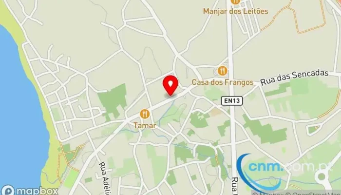 mapa de Ponto CTT Correios em Póvoa de Varzim