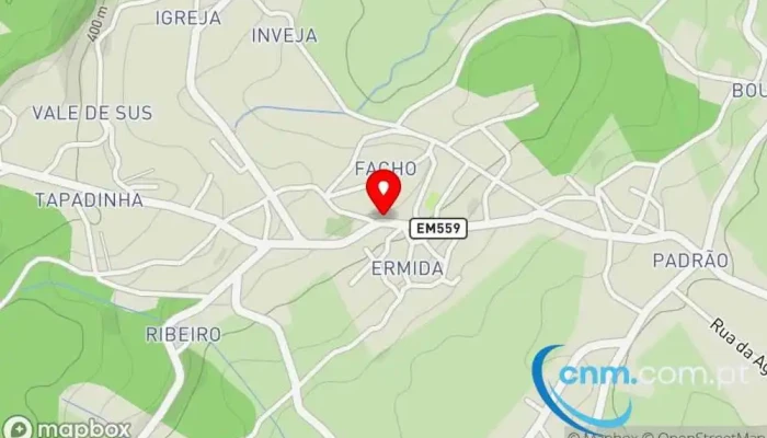 mapa de Ponto CTT Correios em Penamaior